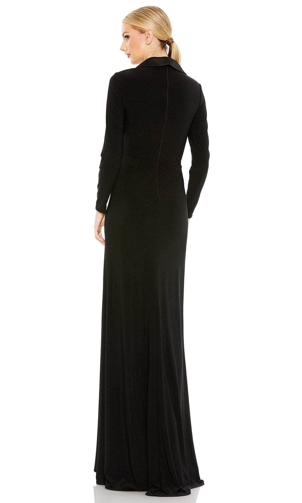 Ieena Duggal, Ieena Duggal 26731 - Faux Tuxedo Long Sleeve Evening Dress