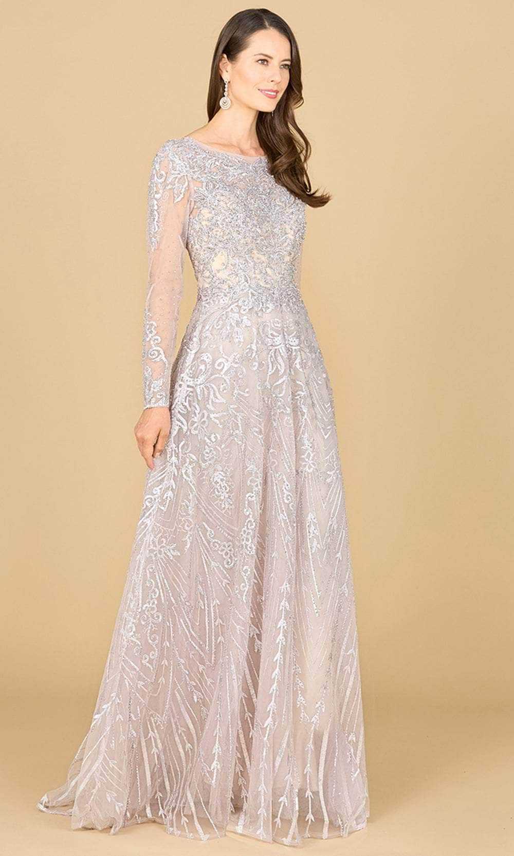 Lara Dresses, Lara Dresses 29154 - Illusion Lace Embroidered Gown