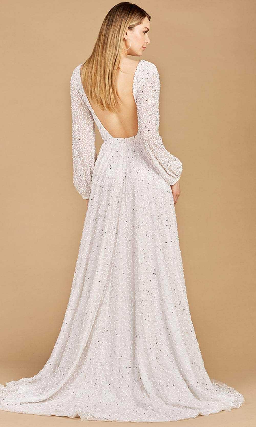 Lara Dresses, Lara Dresses 51124 - Open Back Bridal Gown