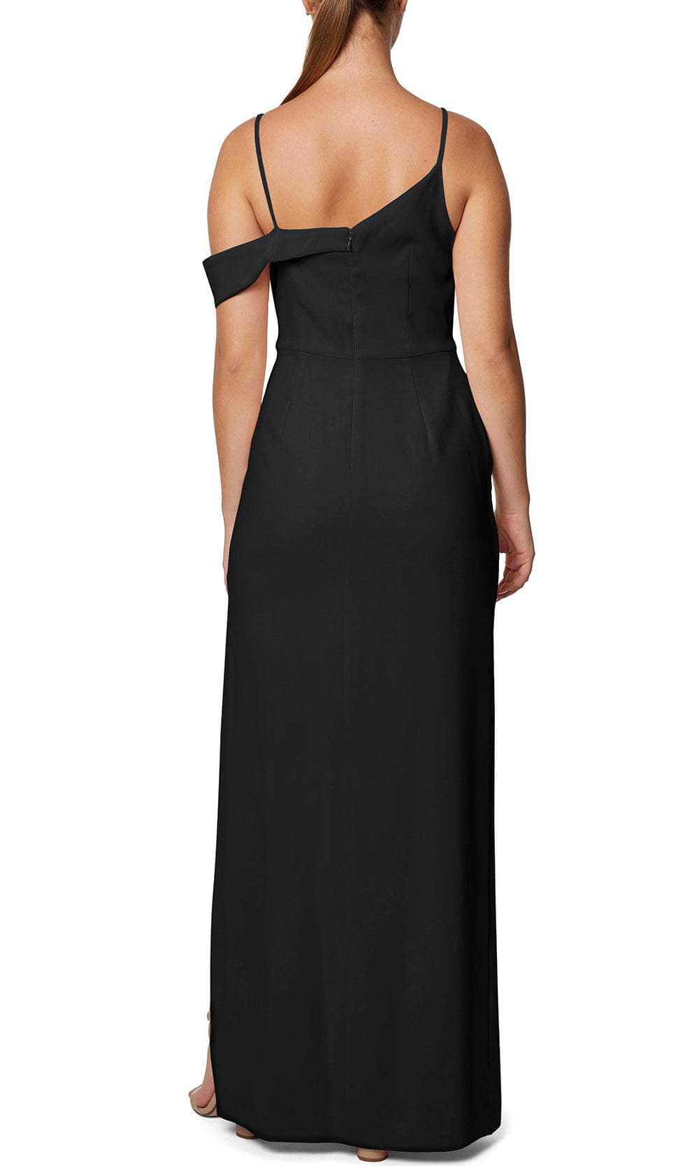 Laundry, Laundry HQ07W94 - Spaghetti Strap Crepe Evening Gown