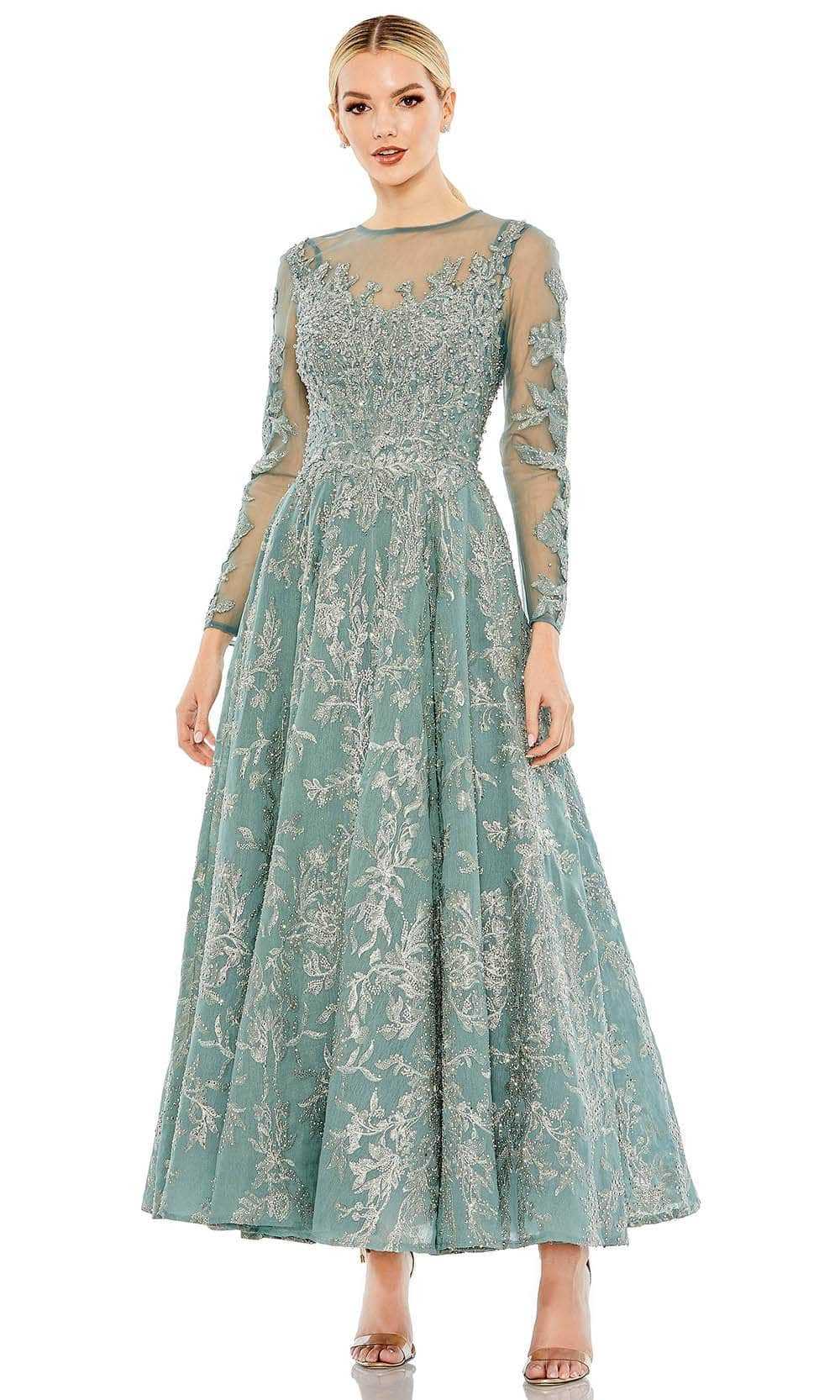 Mac Duggal, Mac Duggal 20337 - Illusion Jewel Embroidered Formal Dress