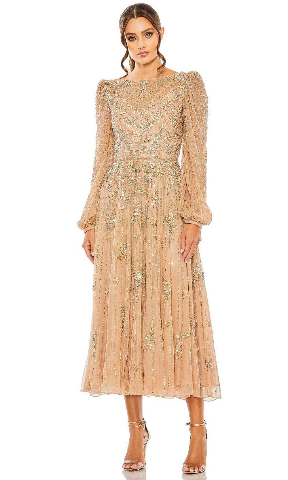 Mac Duggal, Mac Duggal 5990 - Bateau Embellished Formal Dress