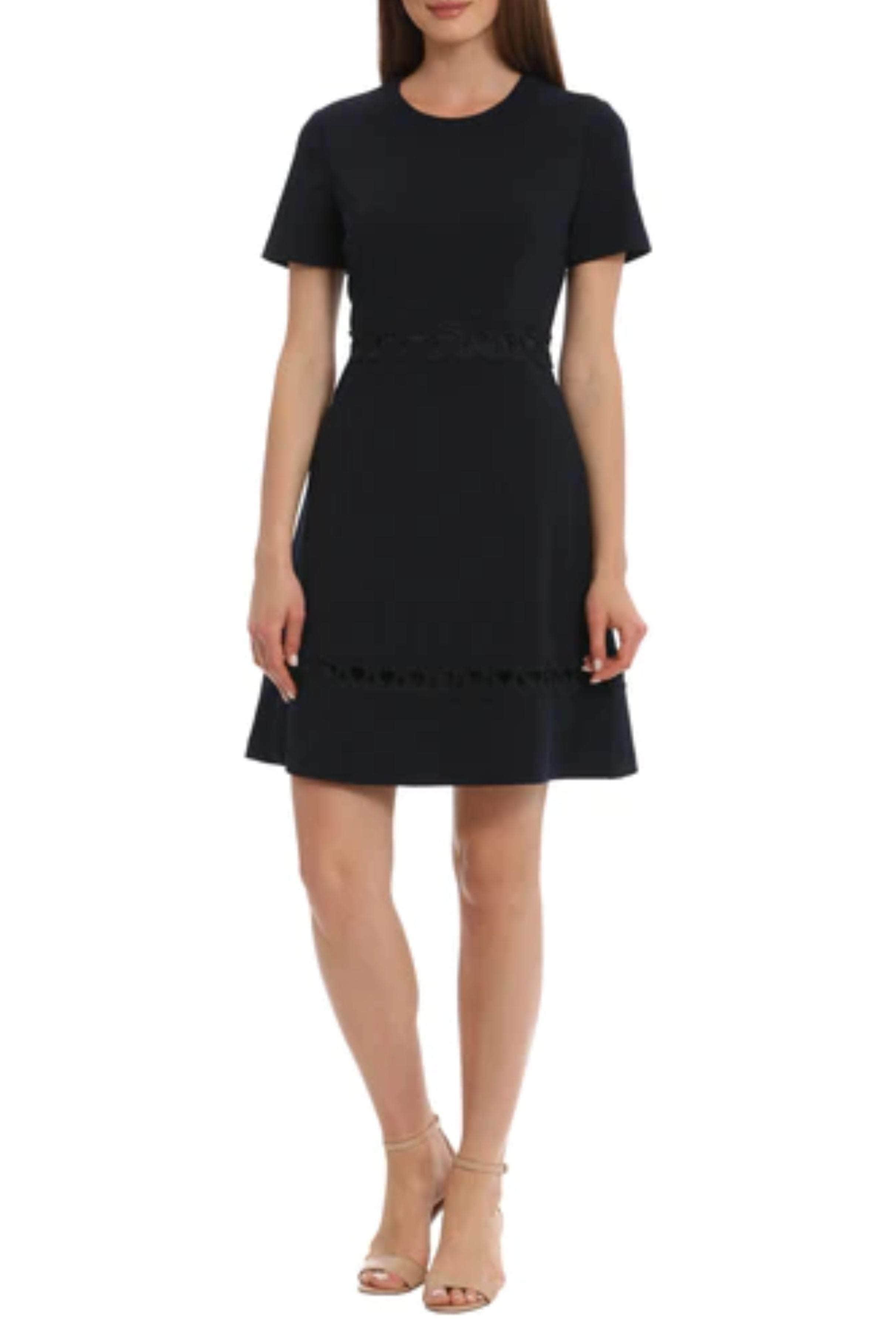 Maggy London, Maggy London G5714M - Short Sleeve A-Line Cocktail Dress